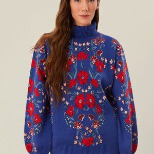 Butterflower Knit Sweater